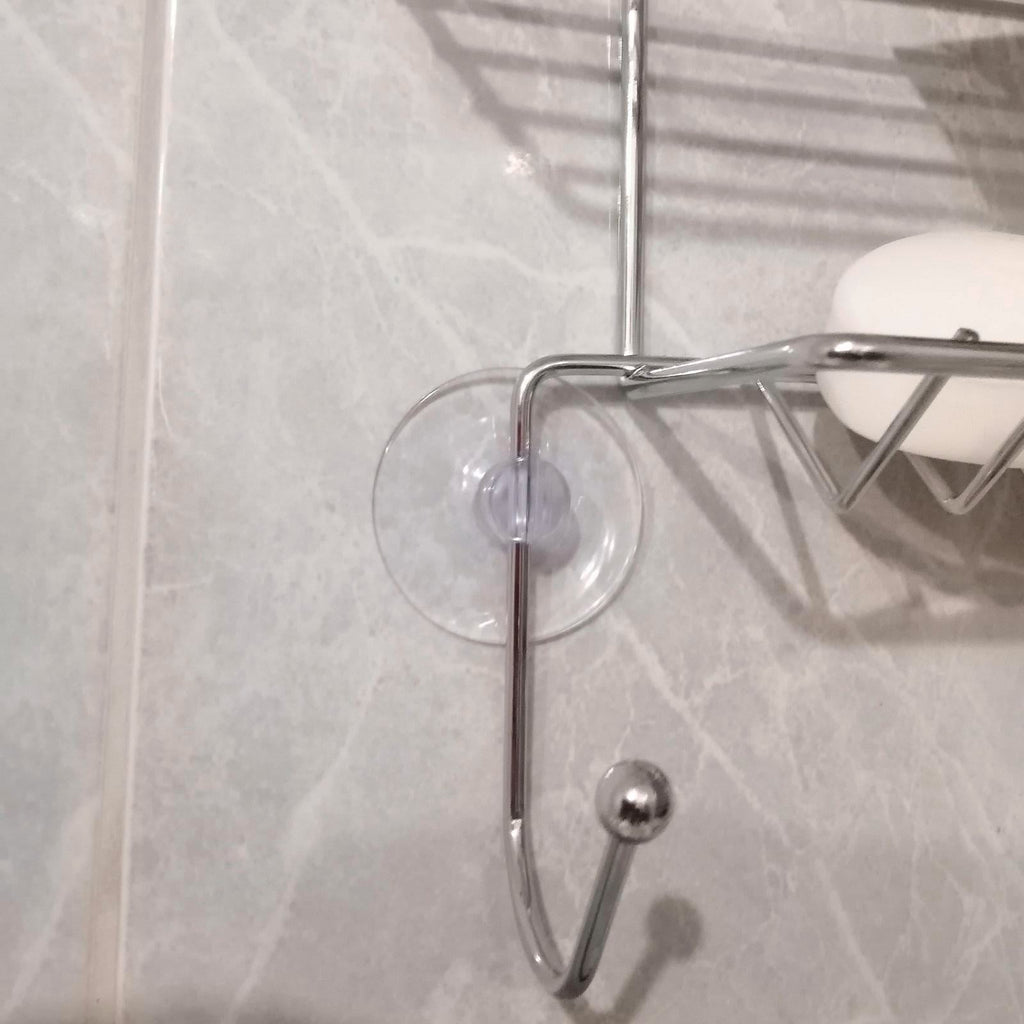 Barelli Large Chrome Bathroom Shower Caddy - Image 3 of 3
