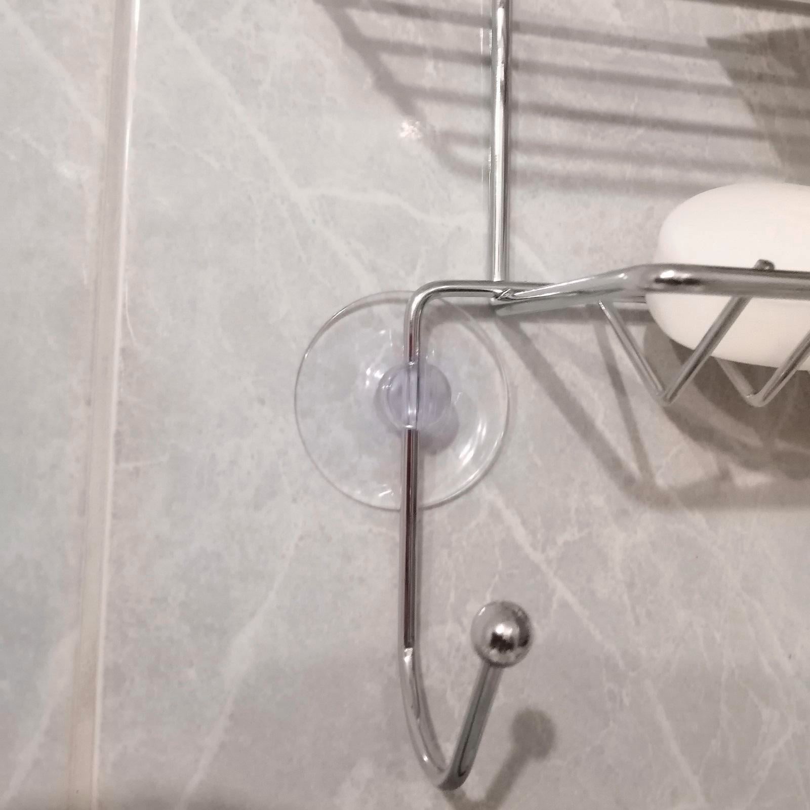 Barelli Large Chrome Bathroom Shower Caddy - Image 3 of 3