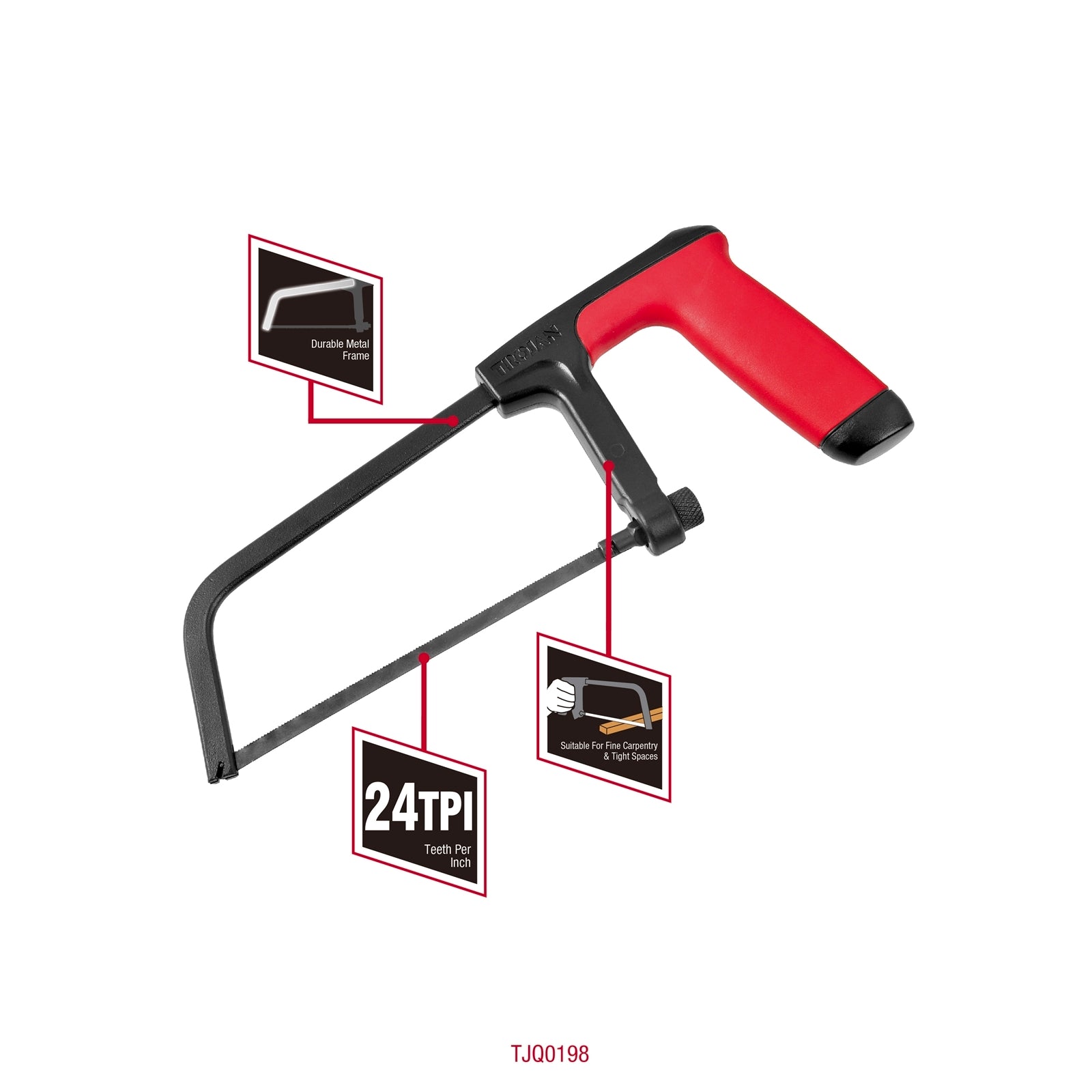 Trojan 150mm Junior Hack Saw - Image 2 of 3