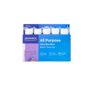 Monarch 160mm 10mm Nap All Purpose Mini Rollers - 5 Pack