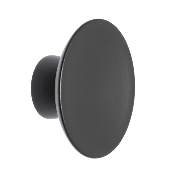 Lane 45mm Black Round Timber Knob