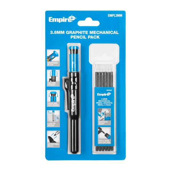 Empire 3.8mm Graphite Mechanical Pencil Pack
