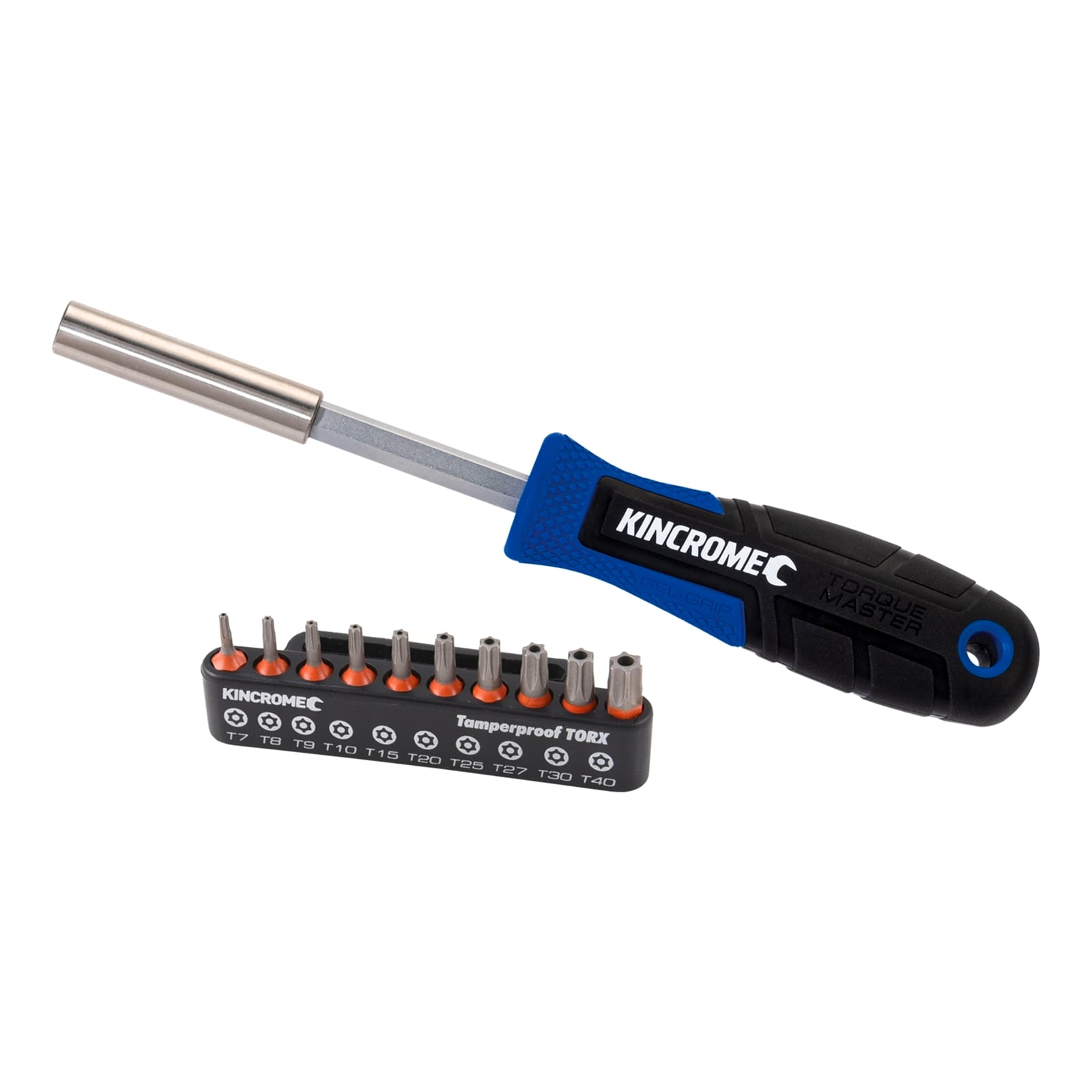 Kincrome 11 Piece TorqueMaster® T.Proof Torx® Bit And Driver Set - Image 1 of 3