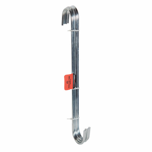Taskmaster 300 x 40 x 5mm Steel S Hook - 4 Pack - 300 x 40mm