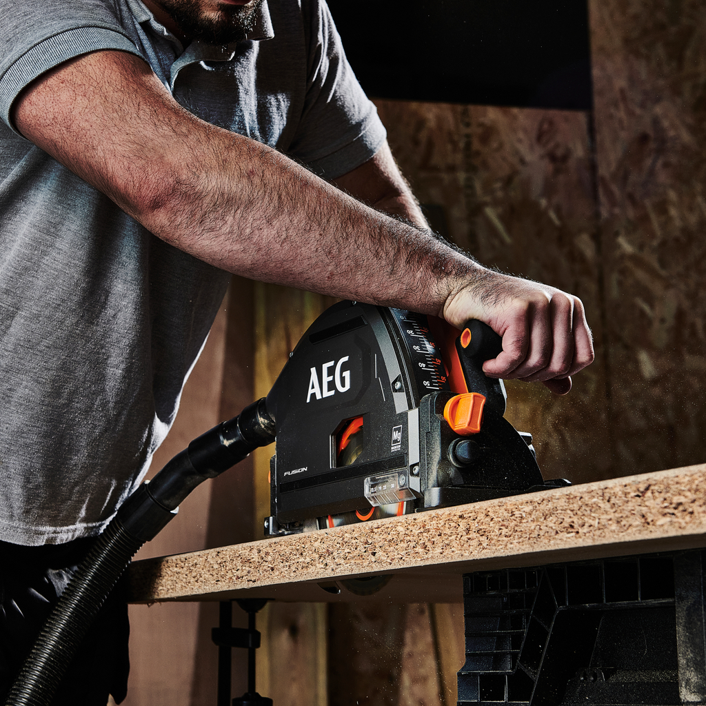 AEG 18V FUSION 165mm Track Saw A18FTSB0 - Skin Only - Image 3 of 7
