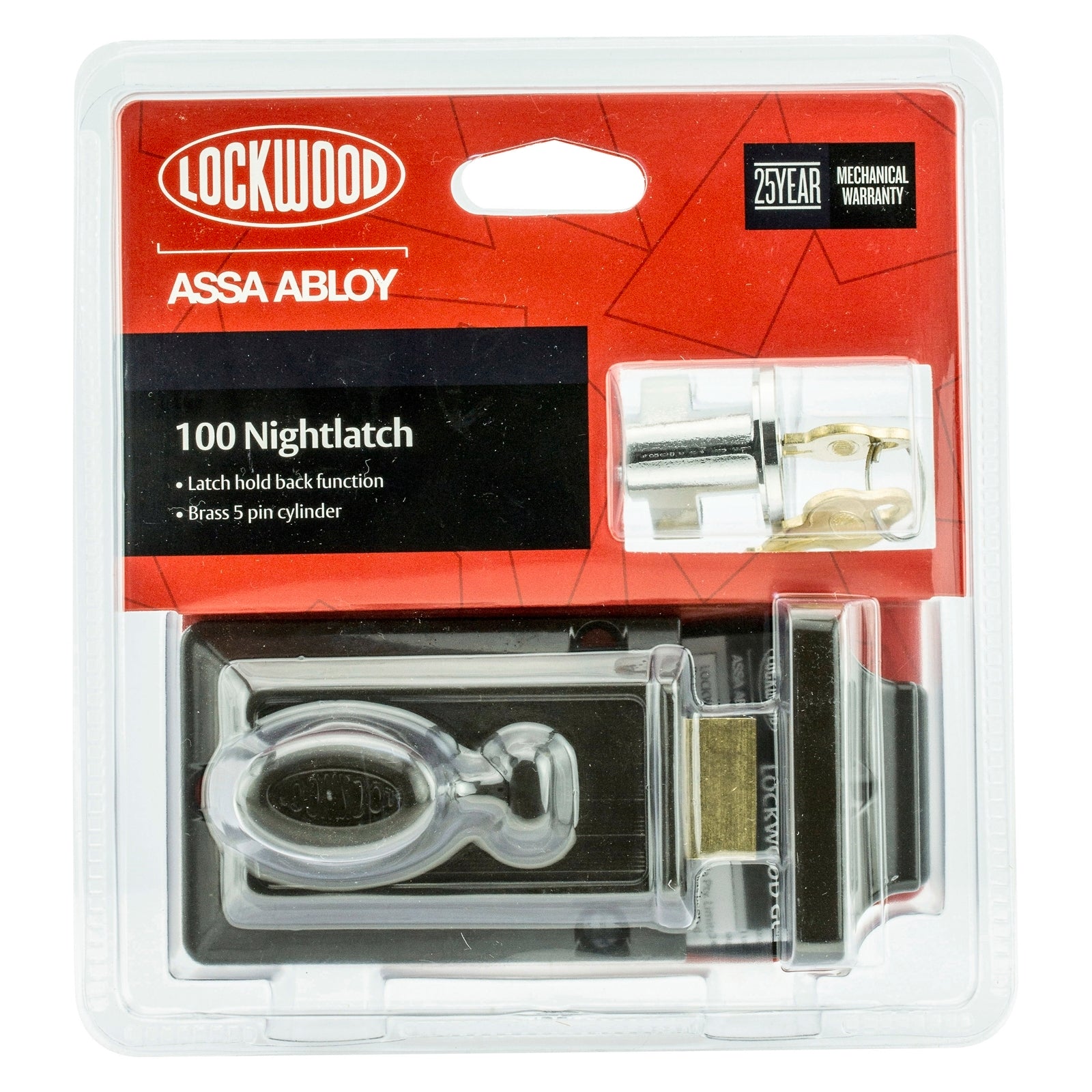 Lockwood Chrome Plate Single Cylinder Nightlatch - Image 2 of 4
