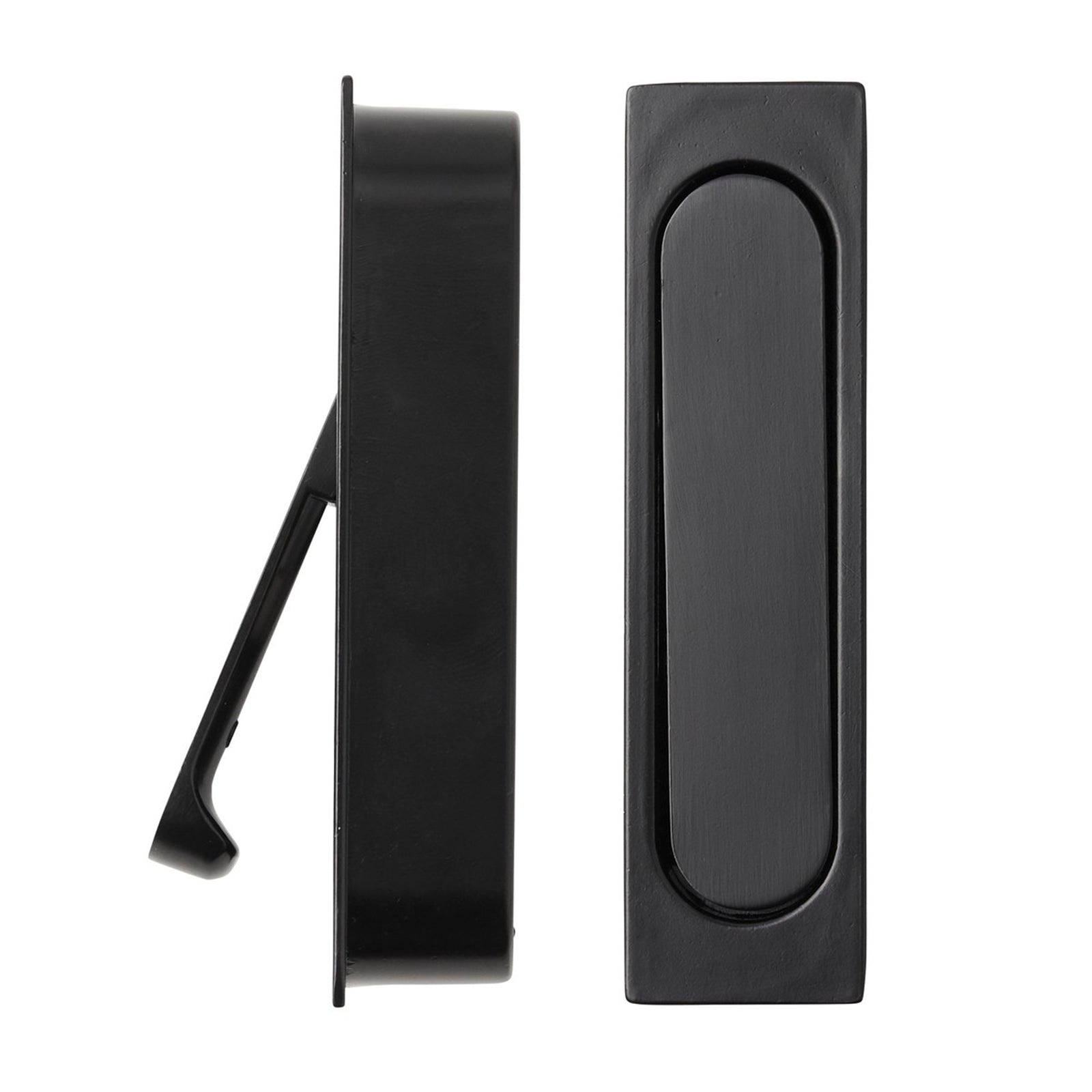 Delf Trade Matt Black Edge Pull Sliding Door Handle - Image 1 of 1