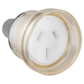 HPM 15A White Extension Socket Plug - White