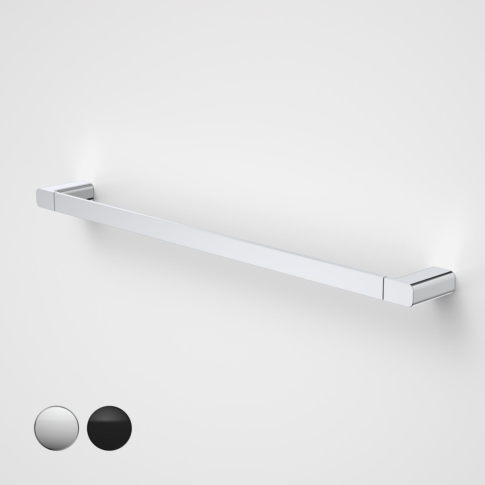 Caroma Luna Single Towel Rail 630mm Black - Image 3 of 6