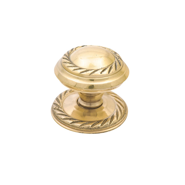Prestige 32mm Brass Georgian Knob - 32mm