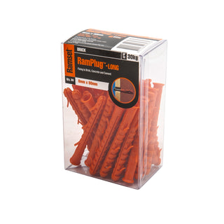 Ramset 8 x 80mm Long Anchor RamPlug - 30 Pack