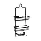 Barelli Black Over Shower Aluminium Rust Free Shower Caddy - Image 1 of 2