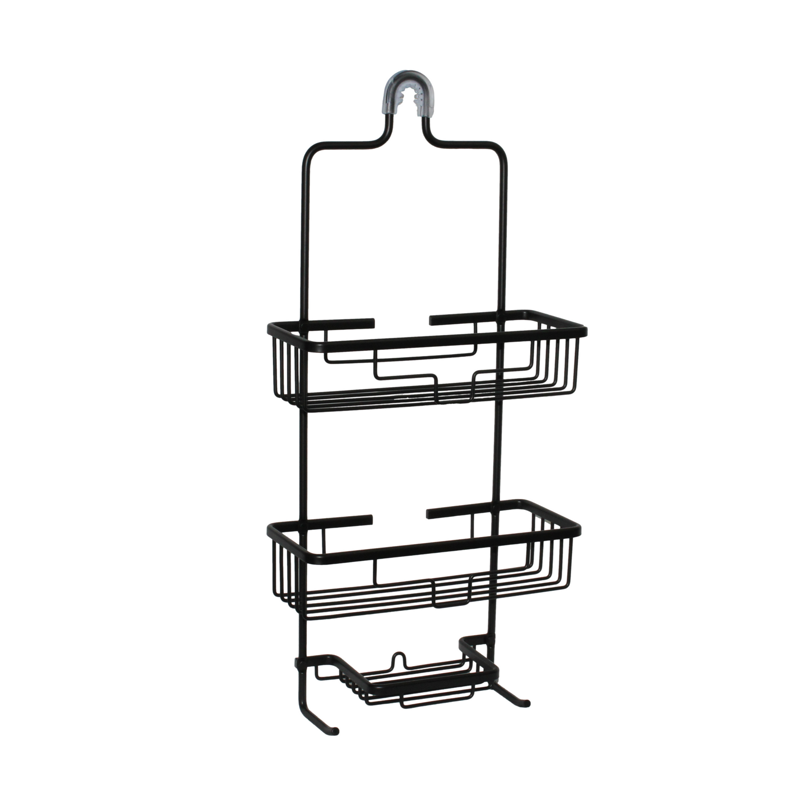Barelli Black Over Shower Aluminium Rust Free Shower Caddy - Image 1 of 2