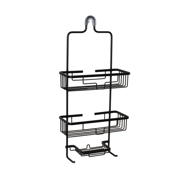 Barelli Black Over Shower Aluminium Rust Free Shower Caddy