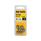 Pinnacle M8 Yellow Zinc Hi Tensile Nuts - 6 Pack - Image 2 of 2
