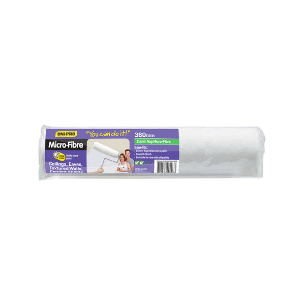 UNi-PRO 360 x 15mm Nap You Can Do It Microfibre Roller Cover