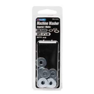 Zenith 1/4" M6 Zinc Plated Machine Washer  - 46 Pack