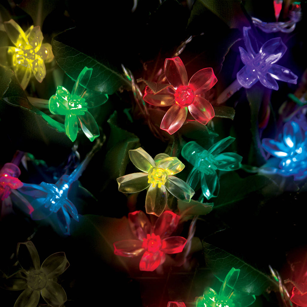 Lytworx 50 Colour Changing LED Solar Blossom Fairy Lights - Image 2 of 2