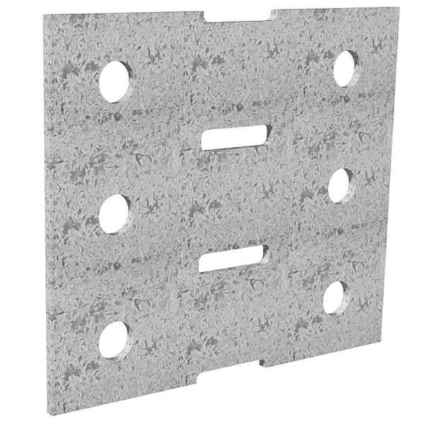 Dunnings 120 x 105mm M10 Galvanised Bracket Plate