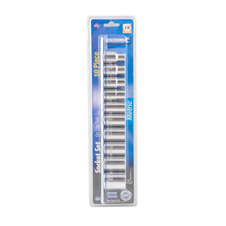 Kincrome 10 Piece 1/2" Metric Rail Socket Set