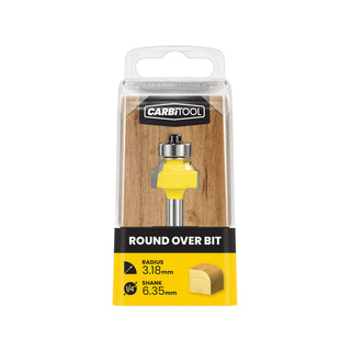 Carbitool 3.18mm Radius Round Over Router Bit