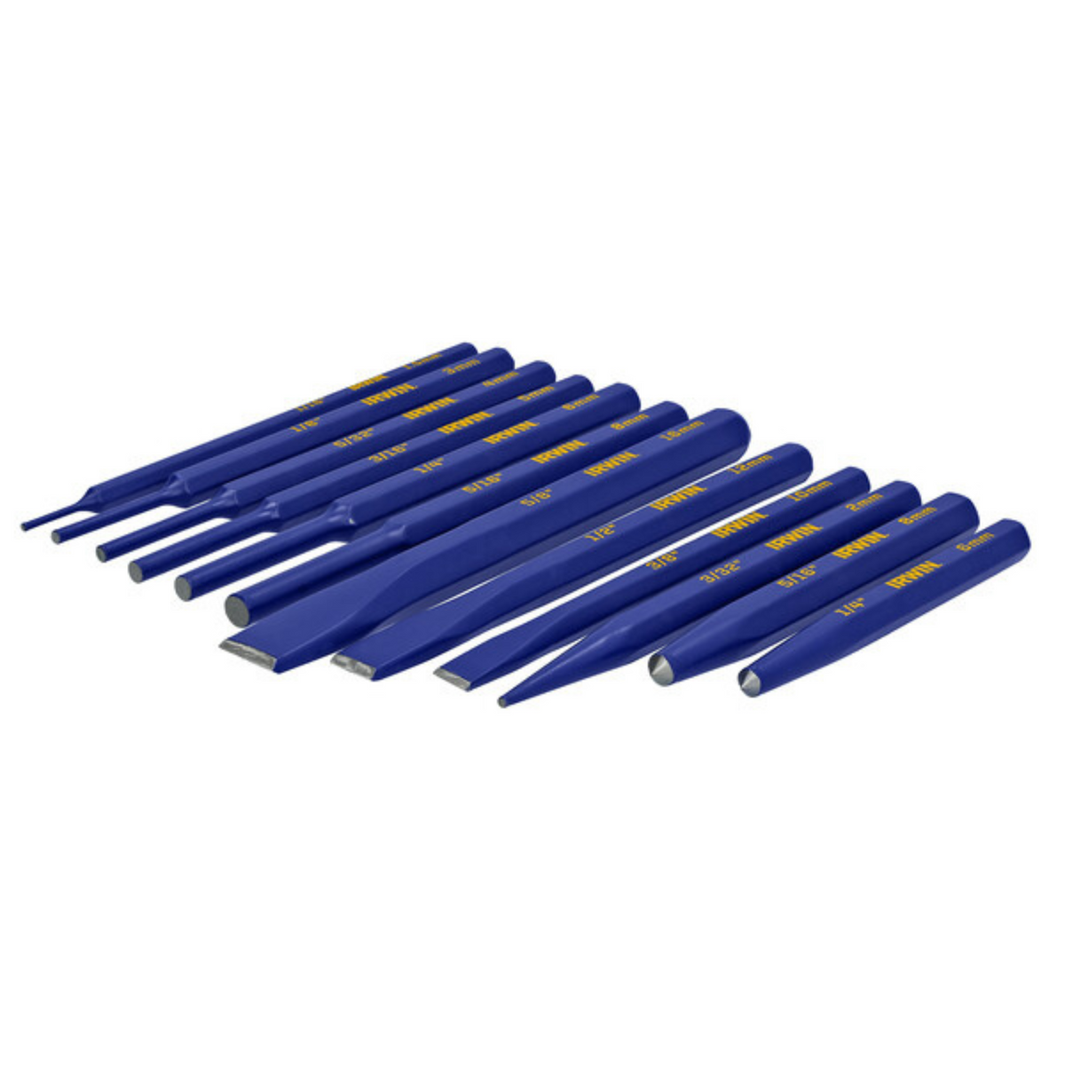 IRWIN 12 Piece Cold Chisel and Punch Set - Image 10 of 14
