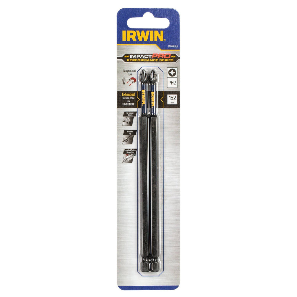 IRWIN 152mm PH2 Impact Pro Performance - 2 Pack - Image 2 of 2