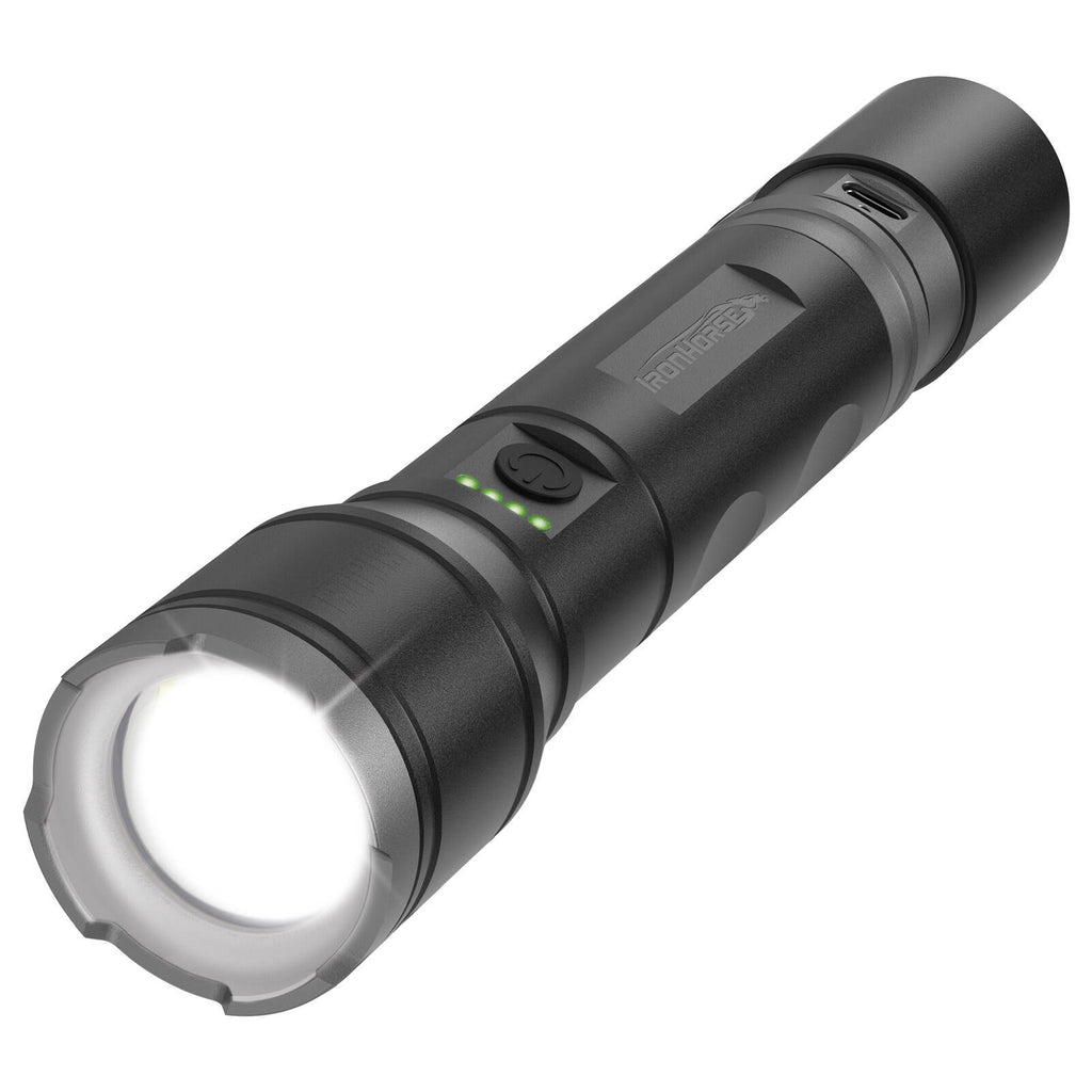 Ironhorse 1100lm Premium Hybrid Dual Power Torch Flashlight - Image 2 of 6