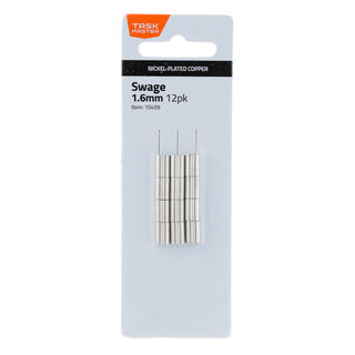 Taskmaster 1.6mm Copper Swage - 12 Pack