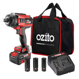 Ozito PXC Brushless Impact Wrench Kit PXBWK-4040