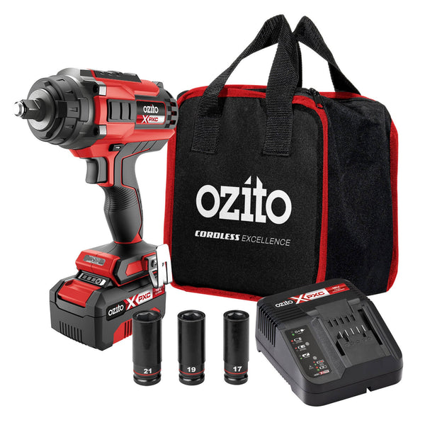 Ozito PXC Brushless Impact Wrench Kit PXBWK-4040
