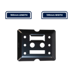 GRUNT Black E-Track Versatile Fixing Plate - Image 4 of 10