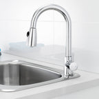 Caroma Chrome Husk Retractable Dual Spray Sink Mixer - Image 3 of 3