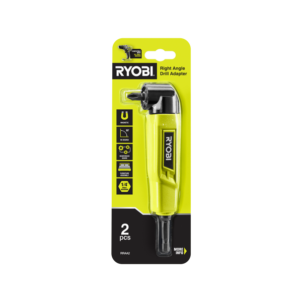 Ryobi 2-Piece Right Angle Drill Adaptor