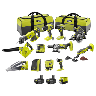 Ryobi 18V ONE+ 12 Piece 4Ah Kit