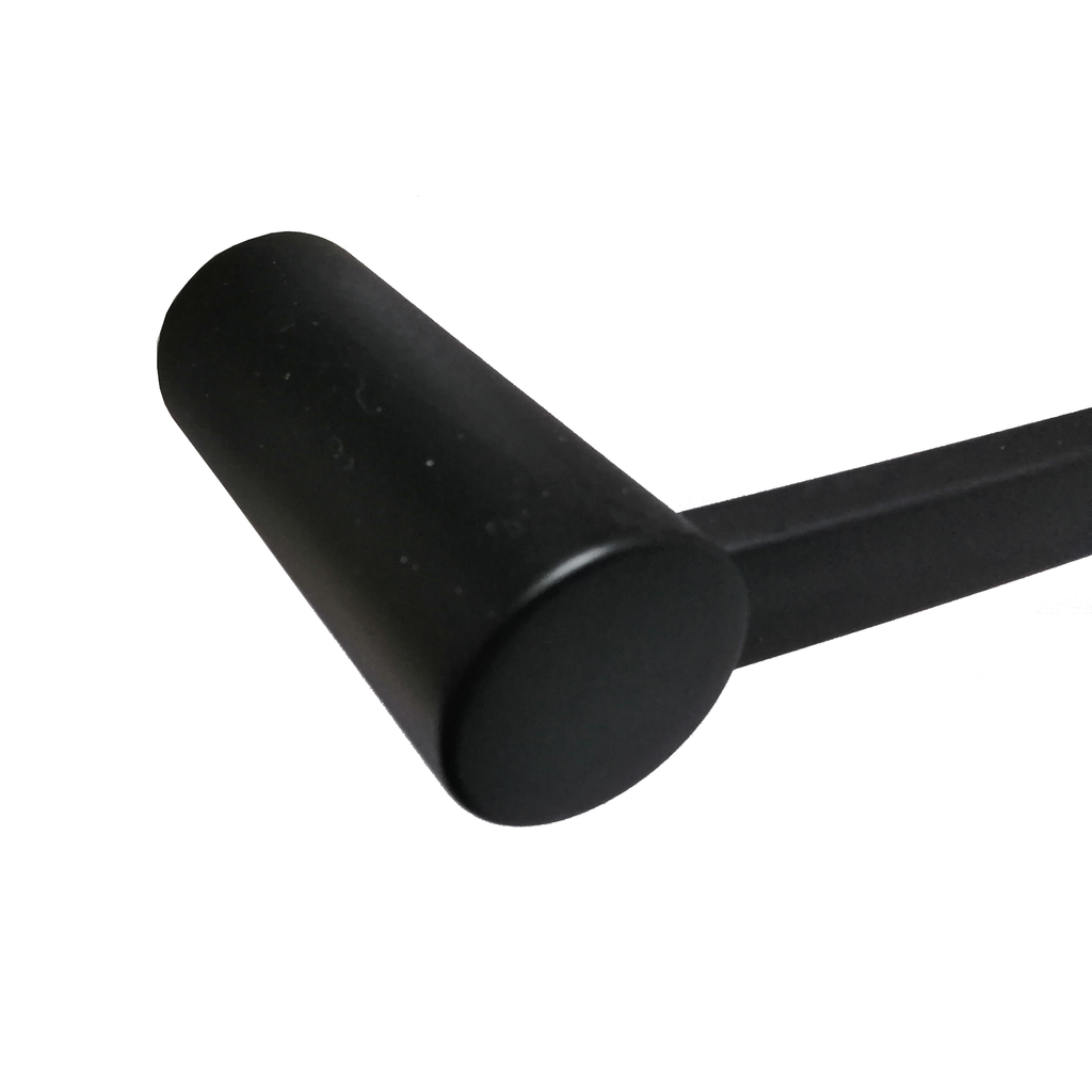 Barelli 900mm Matte Black Ambiente Double Towel Rail - 900mm - Image 5 of 7
