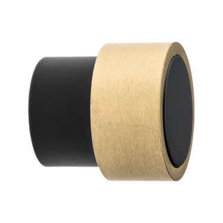 Lane 25mm Black/Brass Cabinet Knob