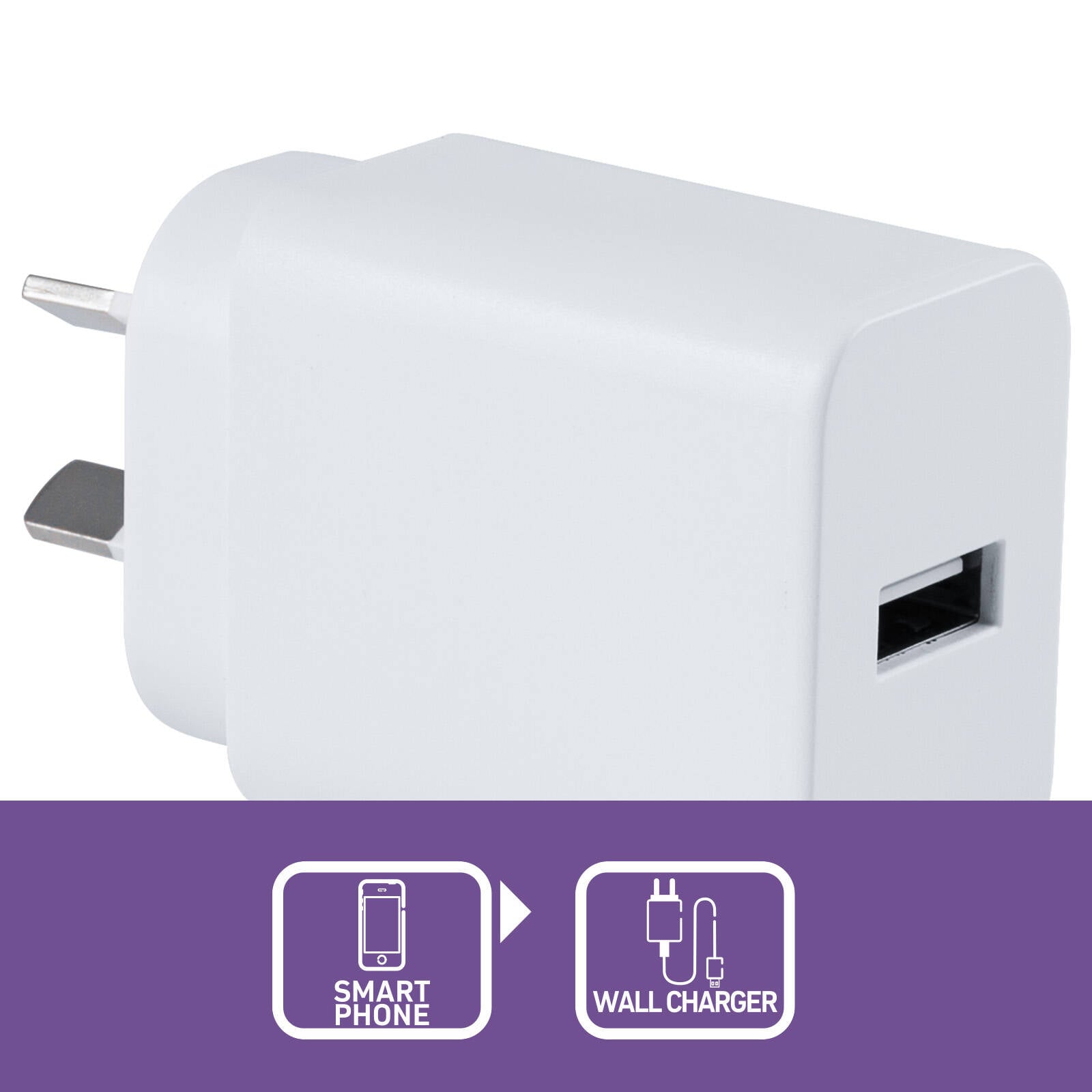 Click 12W USB-A Wall Charger - Image 2 of 3