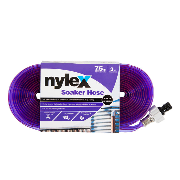 Nylex Recycled Water 12mm x 7.5m Soaker Hose