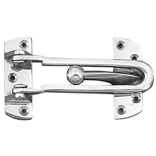 Delf Satin Chrome Security Door Guard