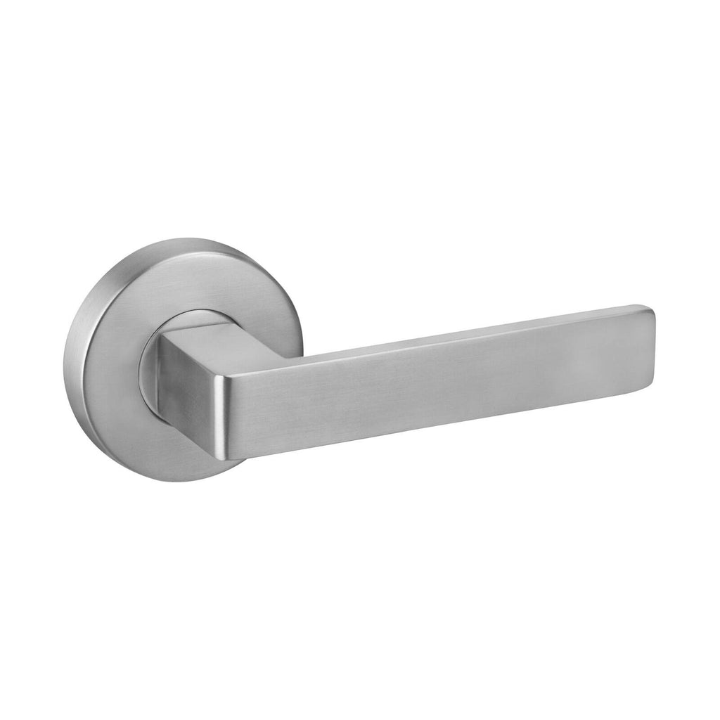 Delf Satin Stainless Barcelona Passage Lever Set - Image 2 of 3