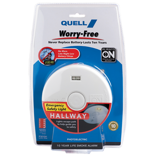 Quell Worry-Free Photoelectric Alarm With Escape Light