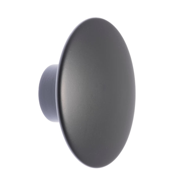 Lane 76mm Matte Black Round Timber Knob