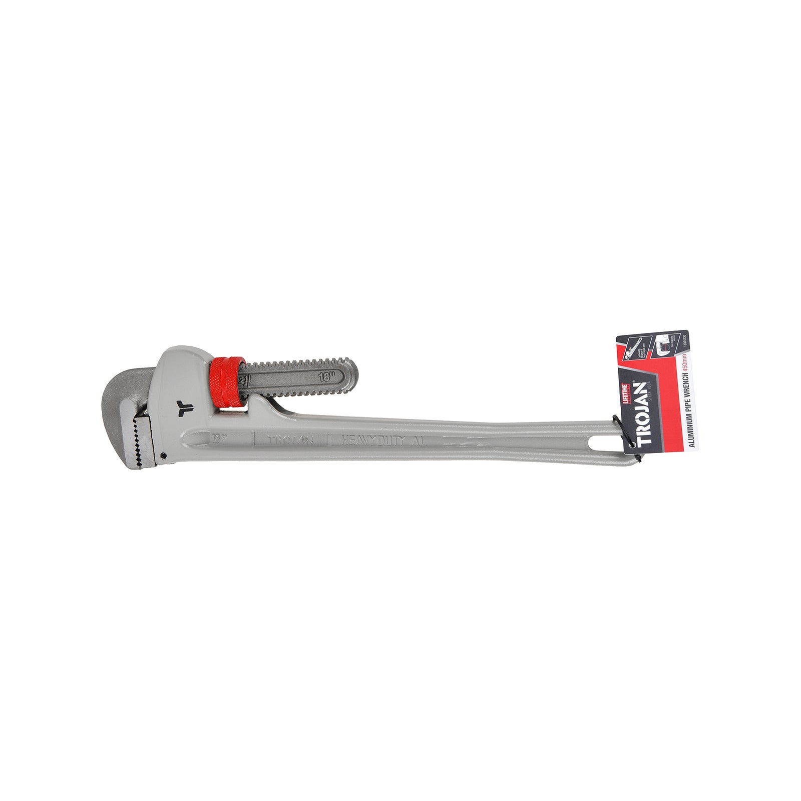 Trojan 450mm Aluminium Pipe Wrench - Image 1 of 2