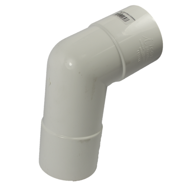 Icon 65mm PVC Round 112deg Bend Downpipe