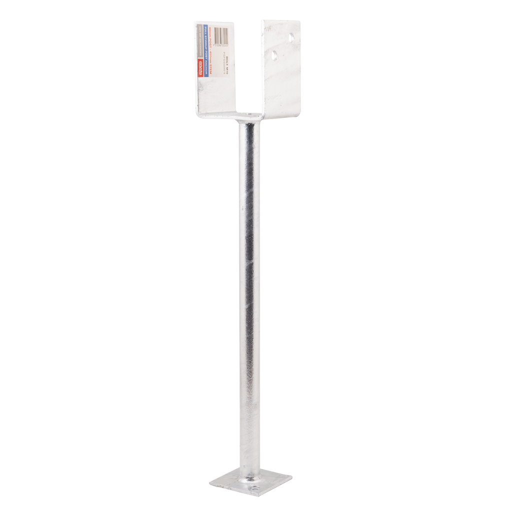 Pryda 450x90mm M10 Full Stirrup Post Anchor - Image 1 of 2