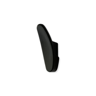 Taskmaster 65mm Matte Black Single Robe Hook