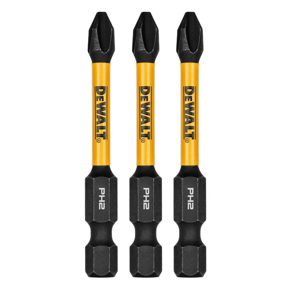 DeWALT FLEXTORQ 57mm PH2 Screwdriver Bit DWAF2PH2IR3 - 3 Pack