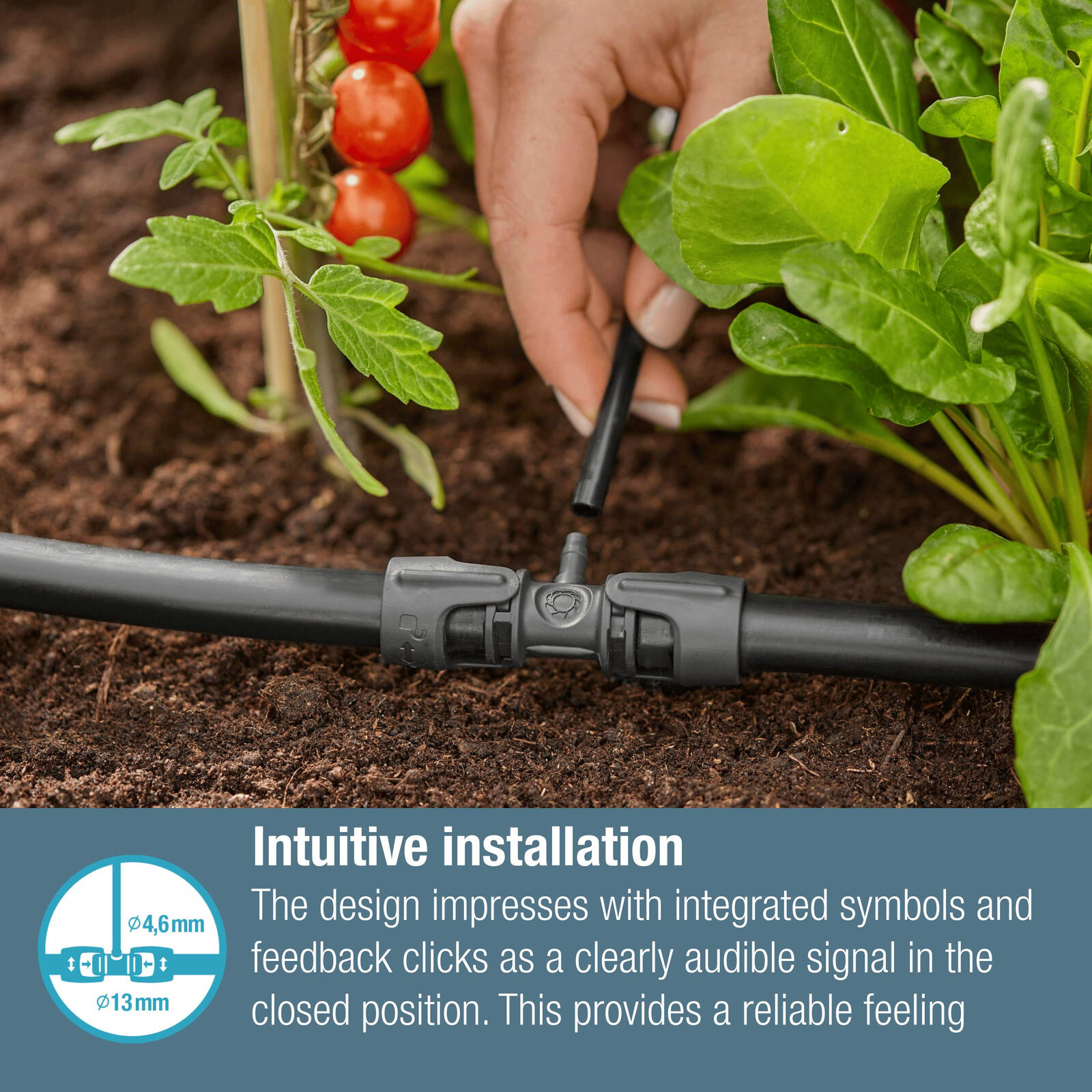 GARDENA 13mm - 4.6mm Micro Irrigation T-Joint - 5 Pack - Image 5 of 9