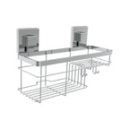 Fusion-Loc 26kg Stainless Steel Suction Combo Shower Caddy - Image 1 of 6